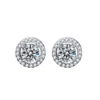 Moissanite Silver Stud Earrings for Women as a Gift